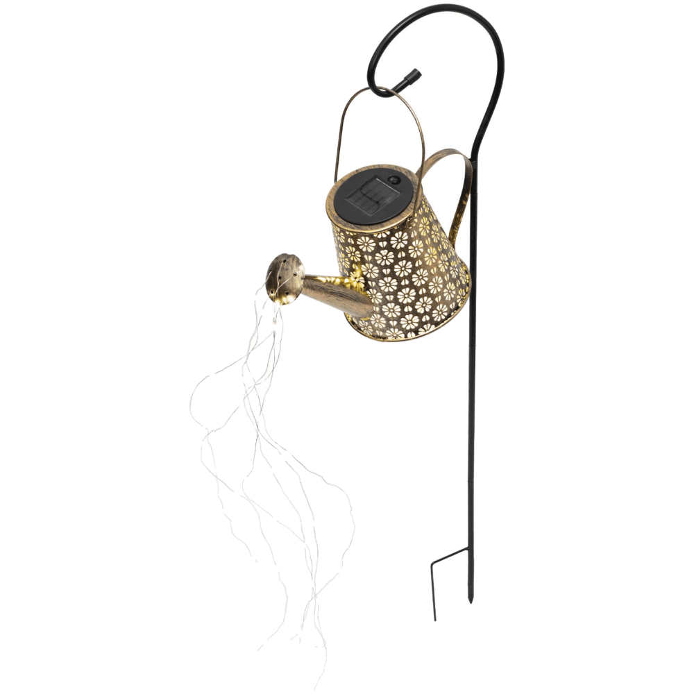 home Kućna MX661 solarna baštenska lampa, kanta za zalivanje, mož