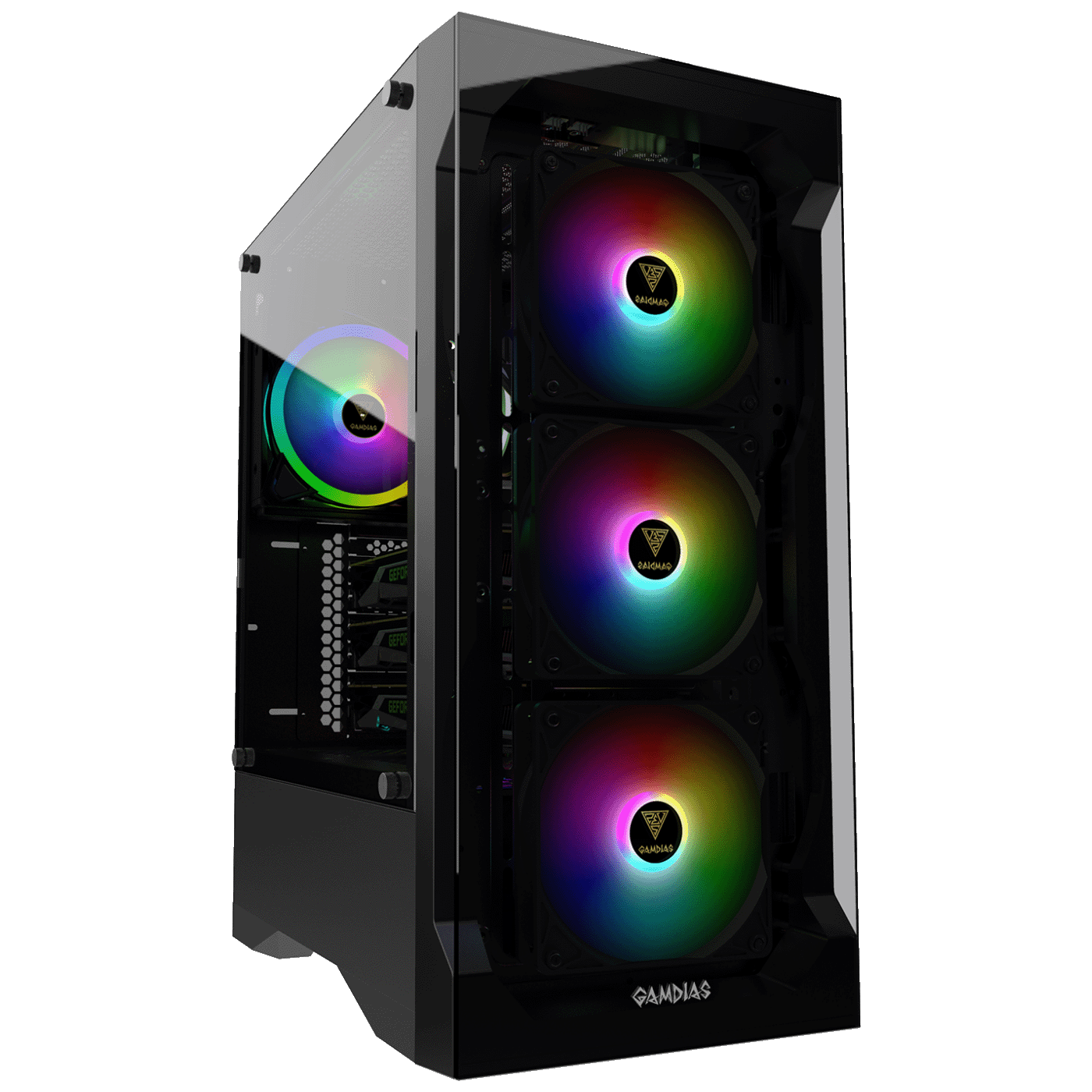 Zeus Desktop PC, Ryzen 5 5500, 16GB DDR4, SSD 512GB, RX580 - Ryzen 5 5500/16GB/512/RX580