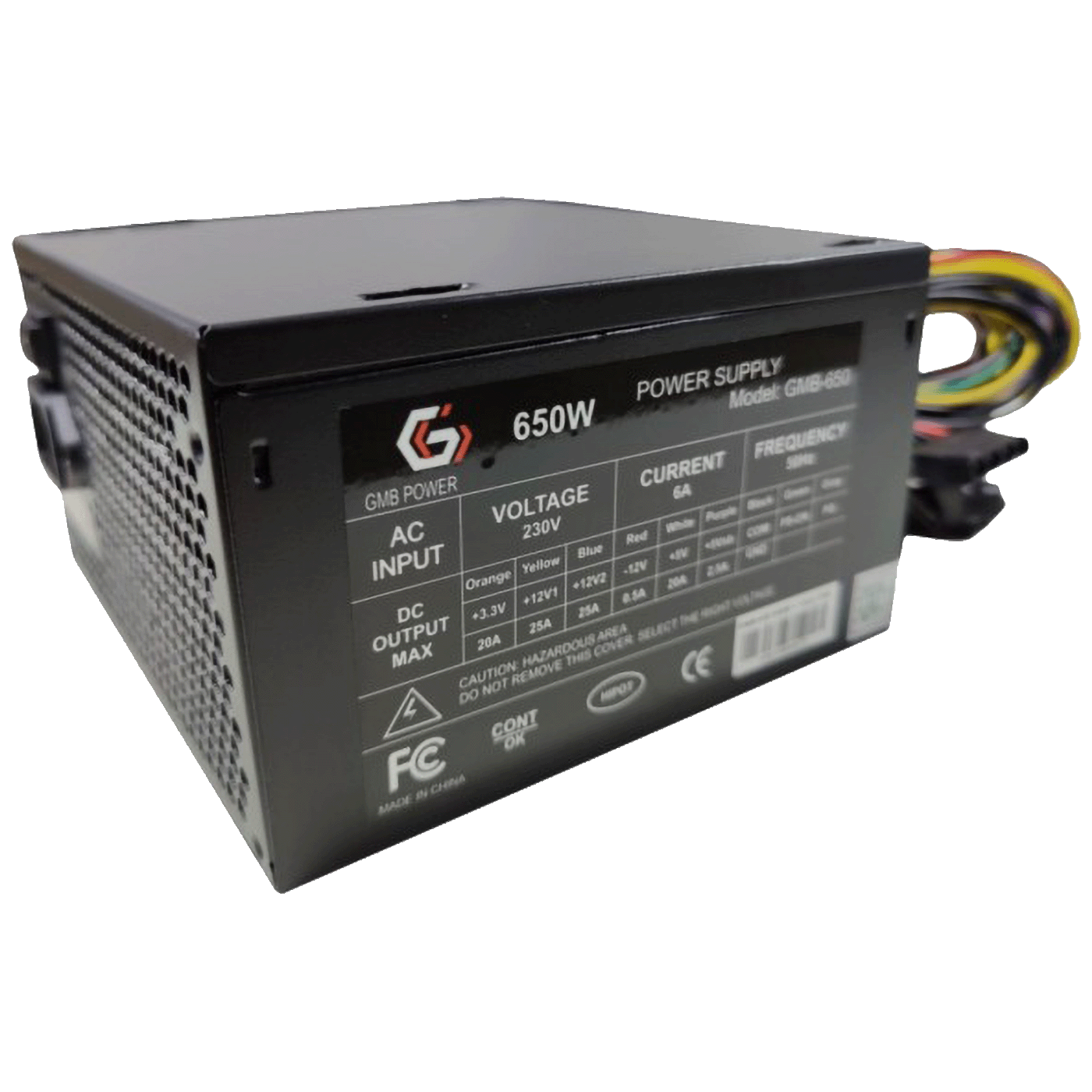 Gembird Napojna za PC, 650W - GMB-650-12