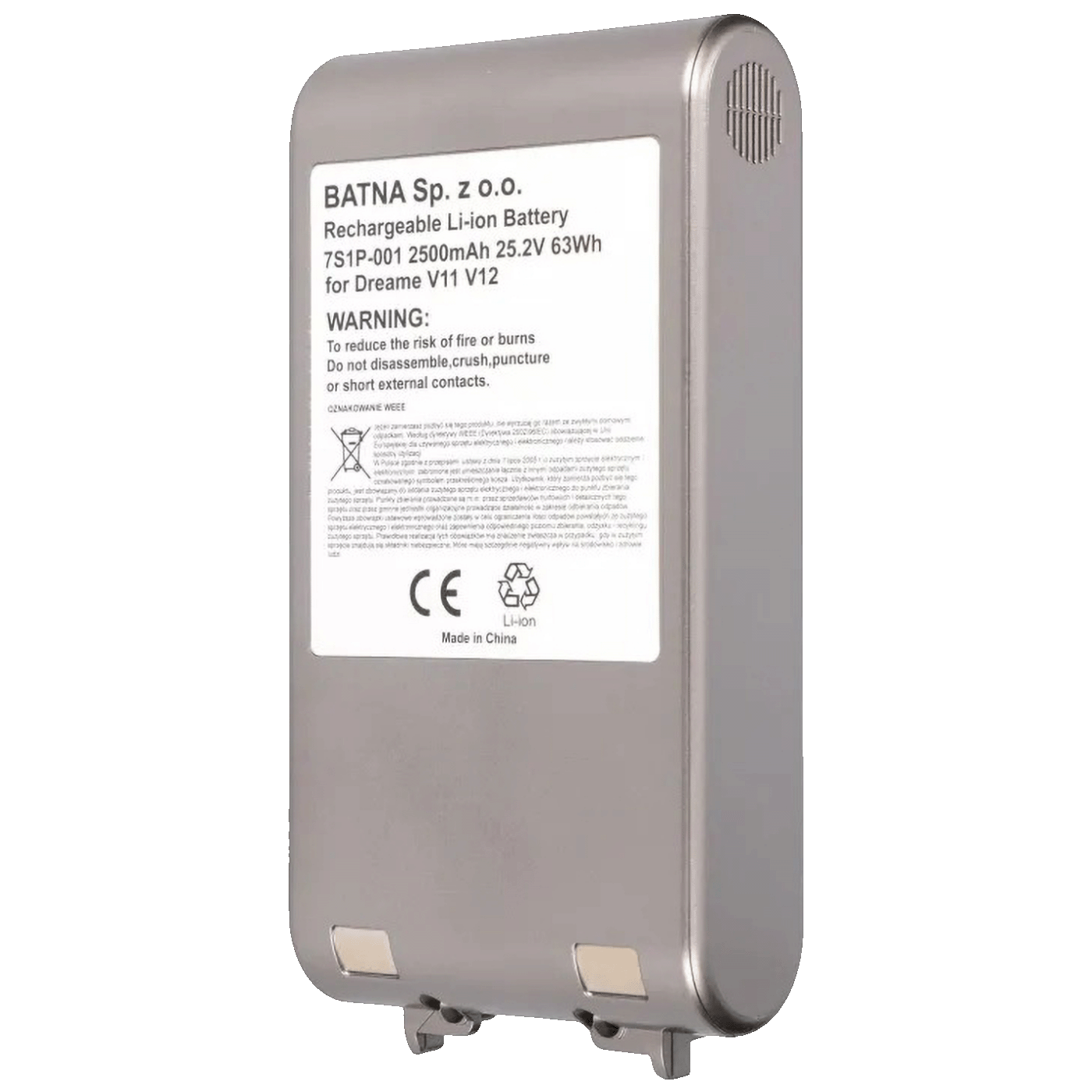 Extralink Baterija za Dreame V11/V12/V11SE/V12 Pro/V16, 25.2V 2500mAh - Battery V11 V12 V11SE V12PRO V16