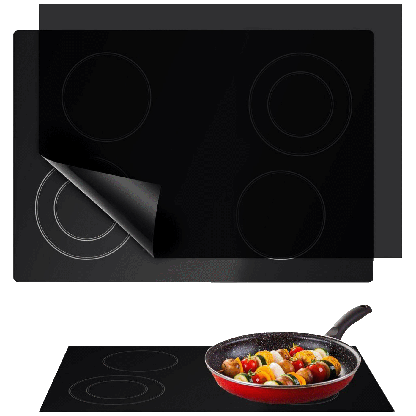 Extralink Zaštitna podloga za indukcijsku ploču za kuhanje,transparent - Home Induction hob protection mat