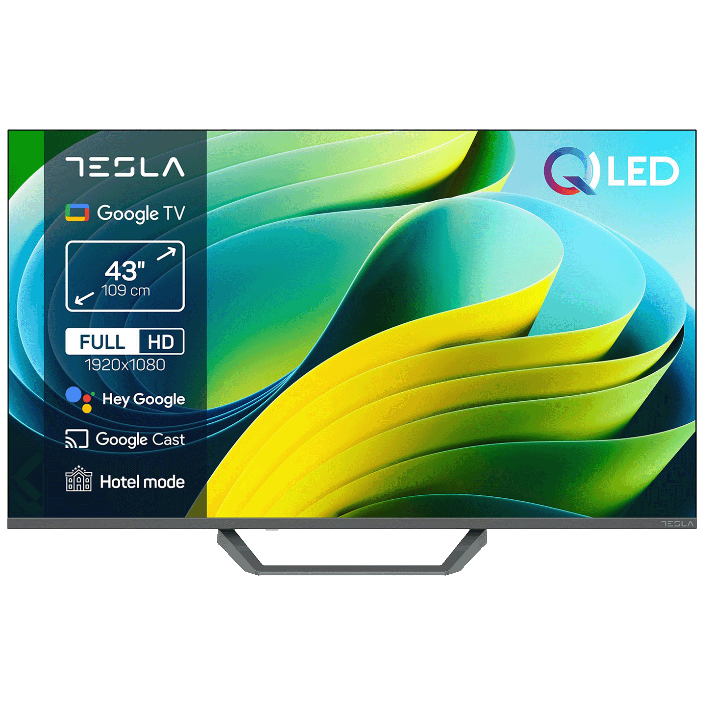 Tesla Televizor Smart QLED 4K UltraHD 43", Series 6, Google TV - Q43E665GFS